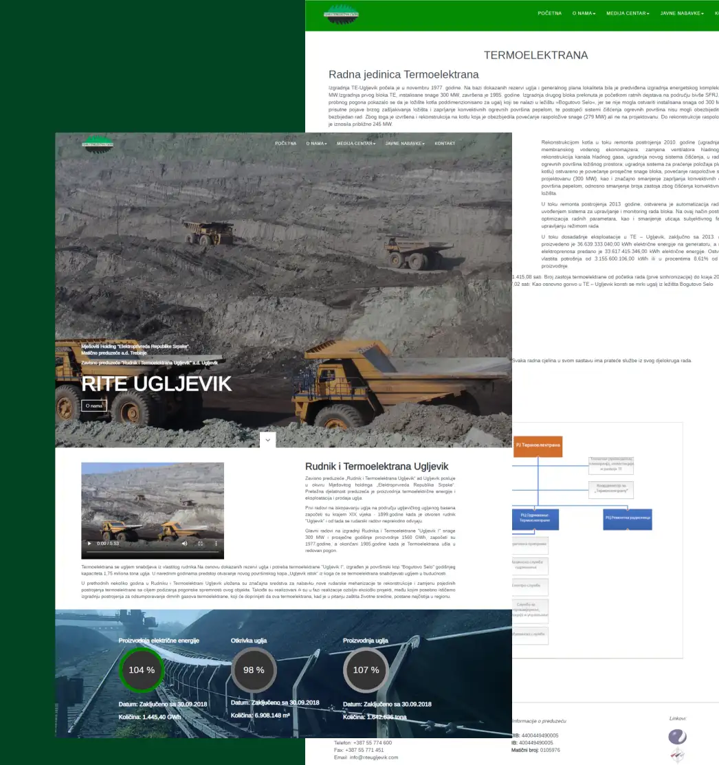 Rudnik i Termoelektrana Ugljevik  | iDEV IT Solutions & Services