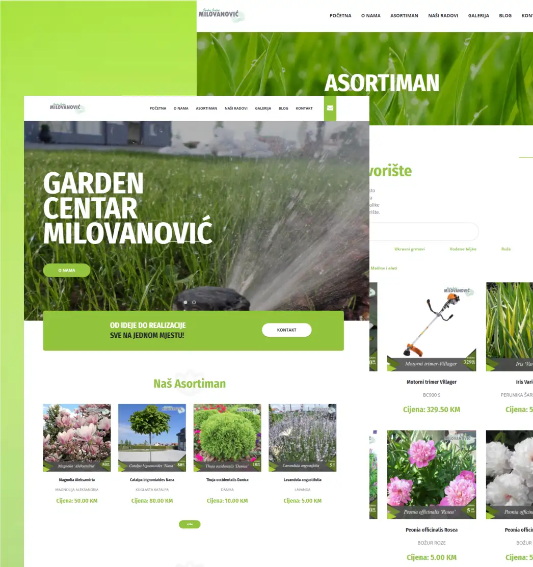 Garden Centar Milovanović garden centar milovanovic.webp | iDEV IT Solutions & Services