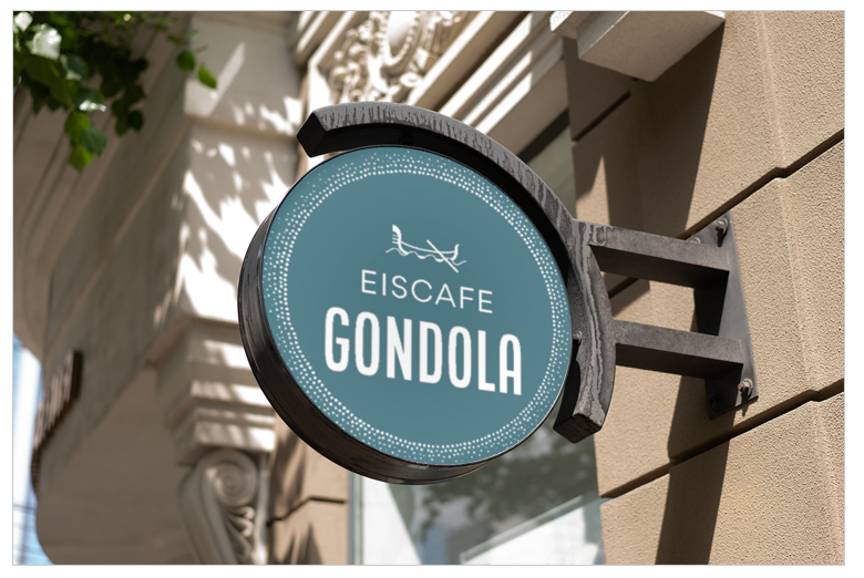 Dizajn logotipa - Eiscafe Gondola  Gondola.png | iDEV IT Solutions & Services