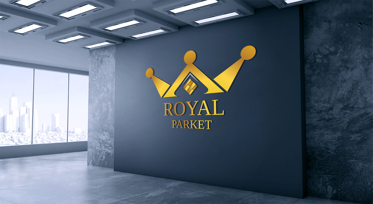 Logo design - Royal Parquet  royalparketlogomockup.png | iDEV IT Solutions & Services